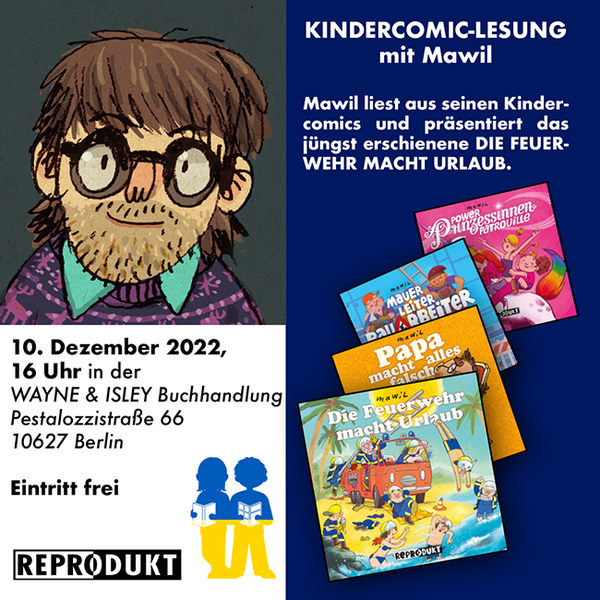 Kindercomic-Lesung mit Mawil