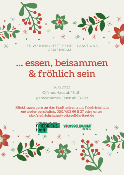 Kochen gegen Kälte - Weihnachtsedition