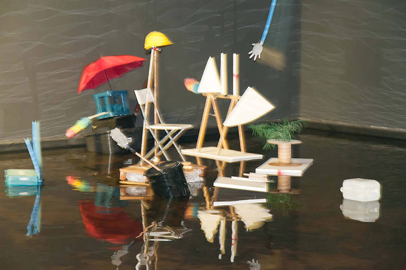 Miet Pondrian: Wasserschaden?  Kartenrecht im Kunstverein Neukölln