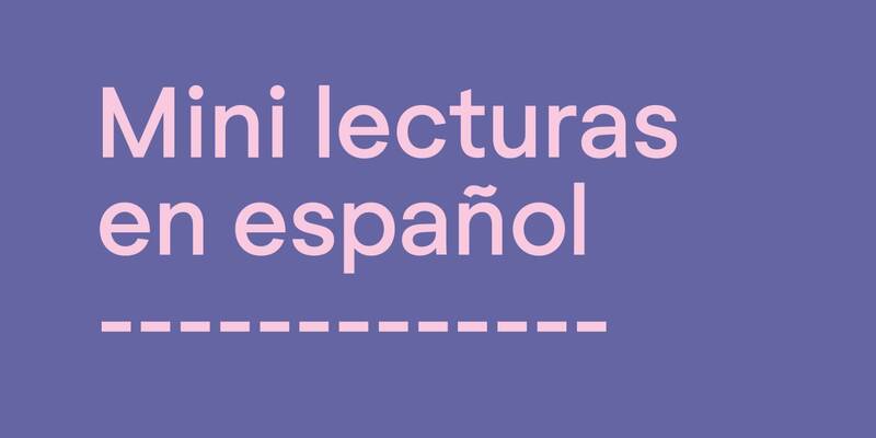 Mini lecturas en español