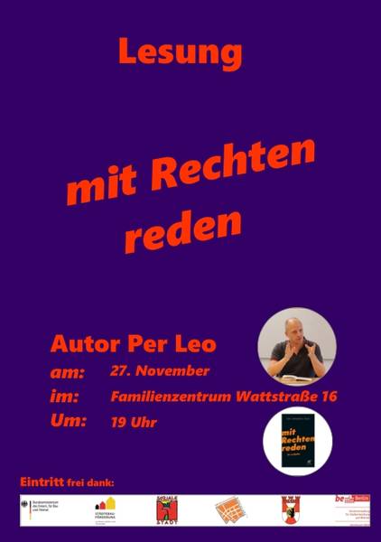 Lesung: Mit Rechten reden