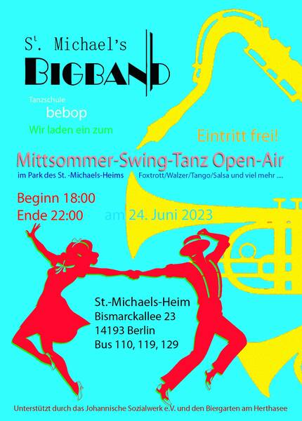 Mitt-Sommer-Swing-Tanz Open-Air