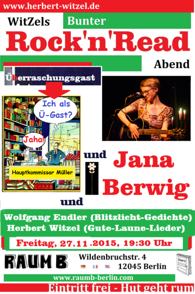 WitZels Bunter ROCK'n'READ Abend