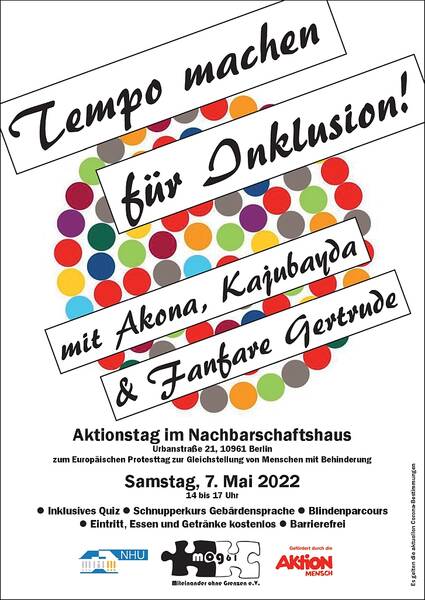 Tempo machen für Inklusion!