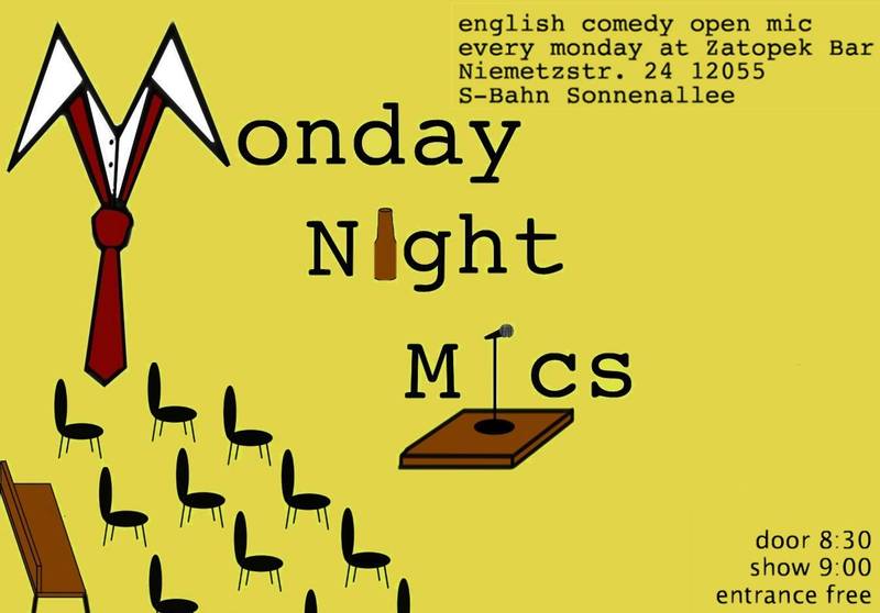 Monday Night Mics (free english comedy)