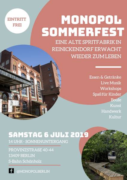 Sommerfest in alter Fabrik - Reinickendorf entdecken