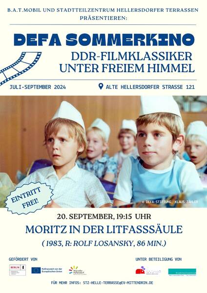 DEFA Sommerkino: Moritz in der Litfaßsäule (DDR, 1983)
