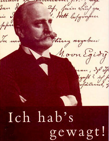 Moritz von Egidy - die Vorbereitung der krieglosen Zeiten
