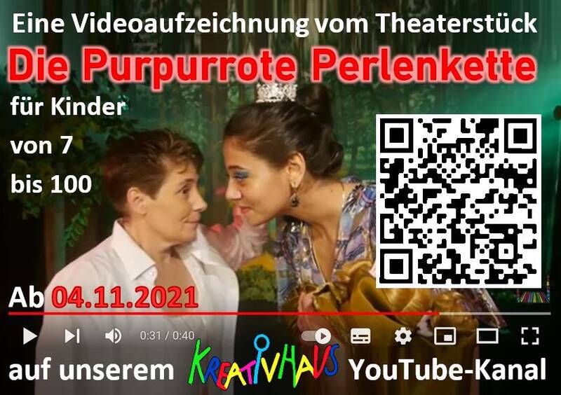 Eine Videoauszeichnung vom Theaterstück "Die Purpurrote Perlenkette"