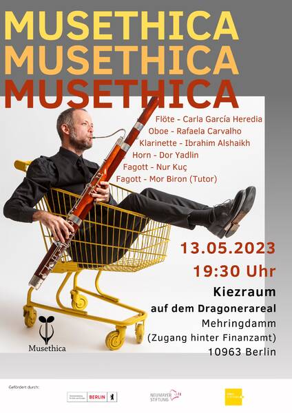 Musethica Konzert im Kiezraum auf dem Dragonerareal am 13.05.23