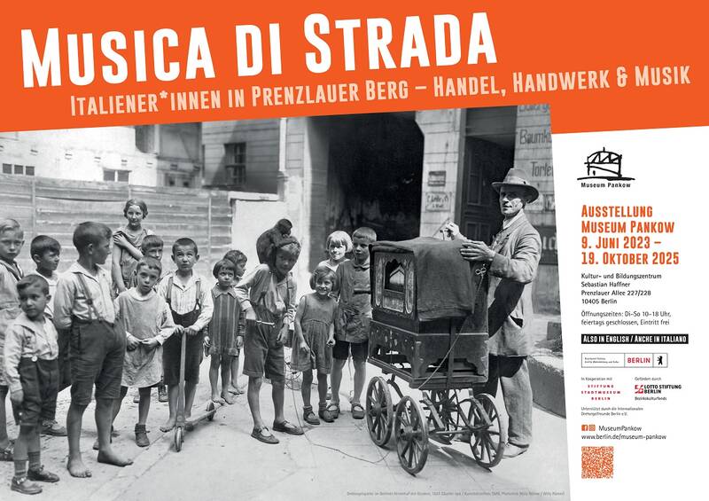 »Musica di strada: Italiener*innen in Prenzlauer Berg. Handel, Handwerk & Musik«  (Di - So)