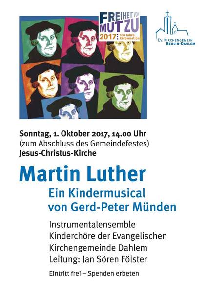 Kindermusical: "Martin Luther"