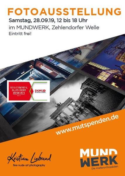Fotoausstellung "urban nude" zu Gunsten der DKMS