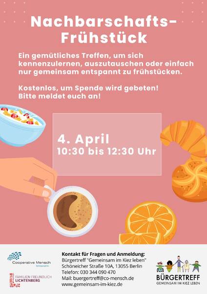 Nachbarschafts-Frühstück 