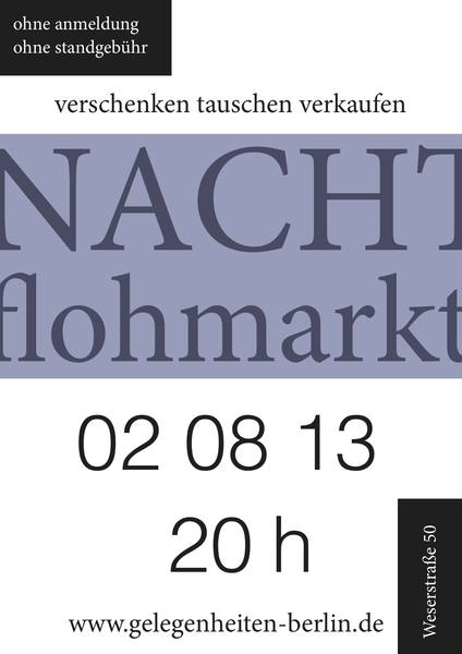 Nachtflohmarkt
