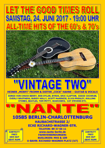 All-Time Hits of the 60's & 70's mit "Vintage Two" im "Nante"