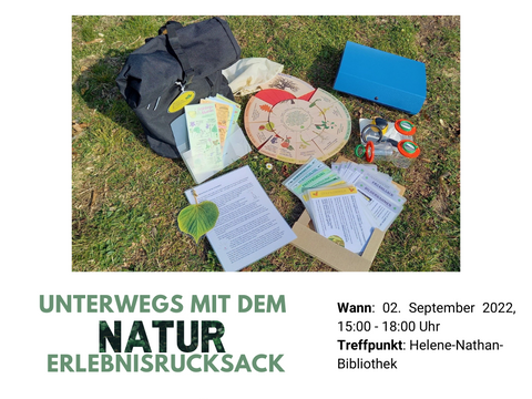 Unterwegs mit dem Natur-Erlebnisrucksack: Der Stadtnatur auf der Spur