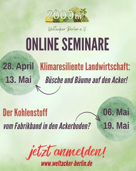 Online Seminar: Der Kohlenstoff vom Fabrikband in den Ackerboden?