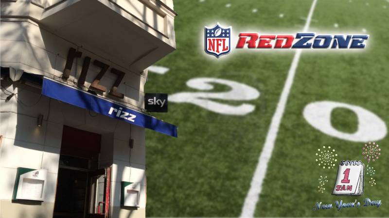 NFL RedZone Neujahr live in Berlin Kreuzberg Graefekiez