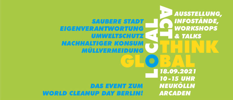„World Cleanup Day“ in den Neukölln Arcaden