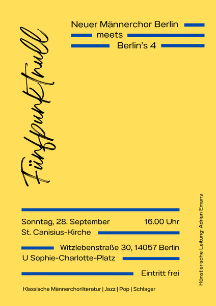 Fünfpunktnull -  Neuer Männerchor Berlin meets Berlin’4
