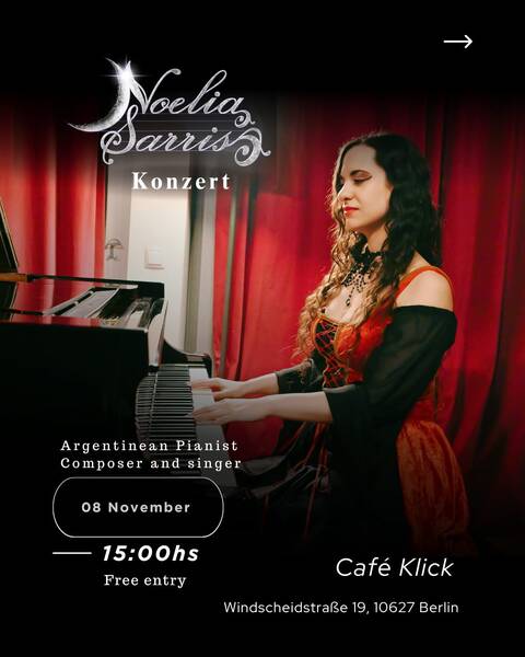 Noelia Sarris, Komponistin, Pianistin stellt sich vor