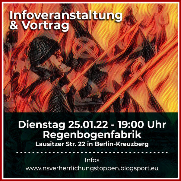 "NS-Verherrlichung verhindern" - Infoveranstaltung im RegenbogenKino