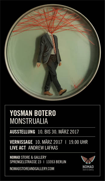 Vernissage "Monstrualia" von Yosman Botero