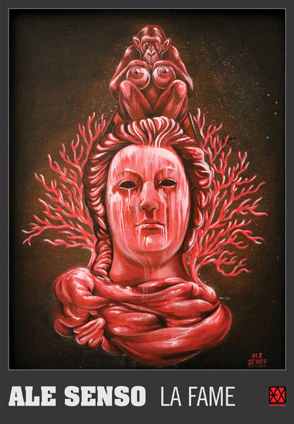 Ausstellung "La Fame" von Ale Senso