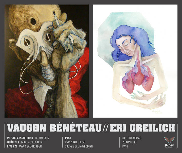  Vaughn Bénéteau & Eri Greilich "BEHIND" Pop-up Ausstellung