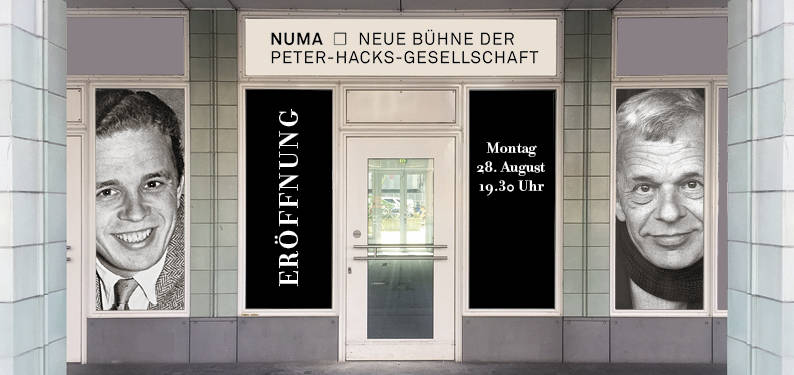 Eröffnung der Neuen Bühne der Peter-Hacks-Gesellschaft · NUMA