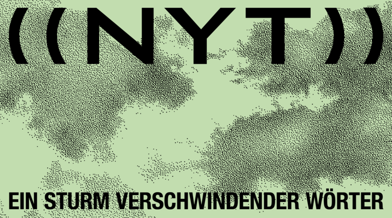 Klanginstallation: Ein Sturm verschwindender Wörter - Whisper Whisper