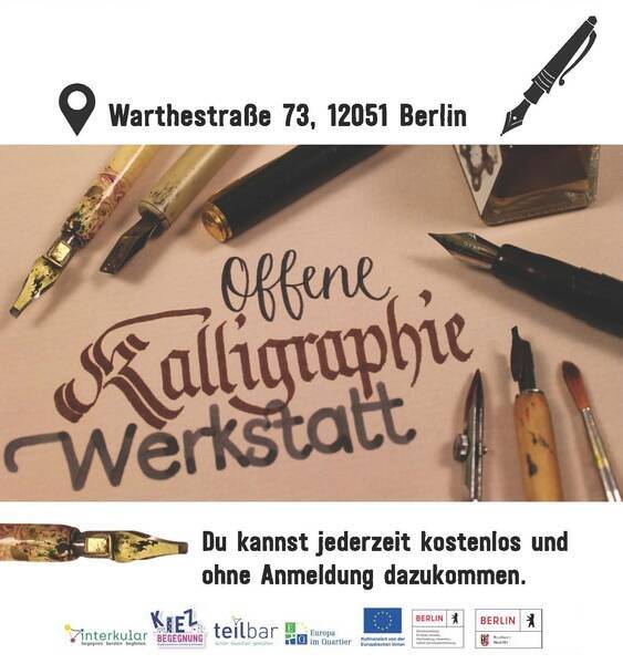 Offene Kalligraphie-Werkstatt in Neukölln