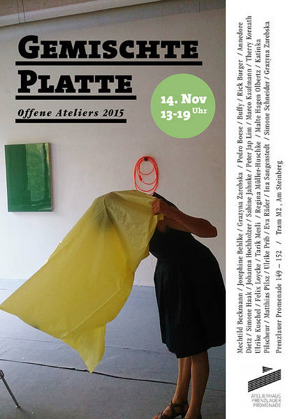 "Gemischte Platte" - Offene Ateliers 2015 im Atelierhaus Prenzlauer Promenade