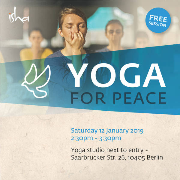 "Yoga for Peace" geführte Stunde, Vorerfahrung spielt keine Rolle