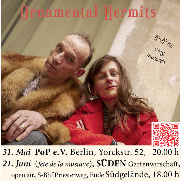 Ornamental Hermits (Pop-Duo) im Pop e.V. (Plattenladen)