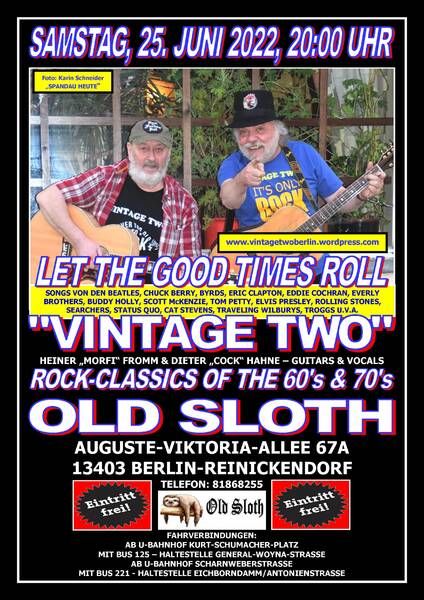 Rock-Klassiker der 60er- & 70er-Jahre mit Vintage Two