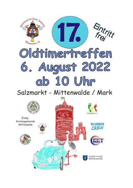 Oldtimertreffen in Mittenwalde/Mark am 06.08.2022