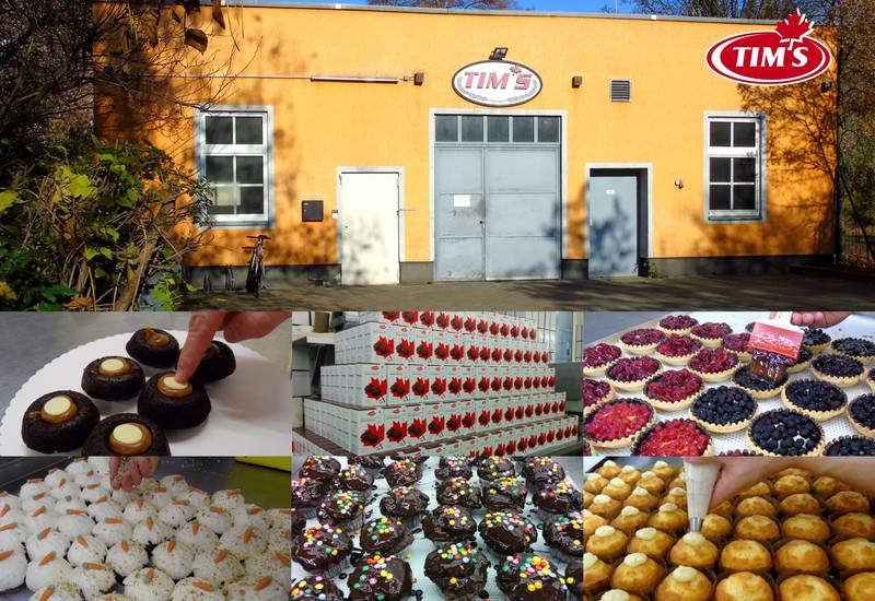 1. Werksverkauf in der Produktion von Tims Kanadische Backwaren