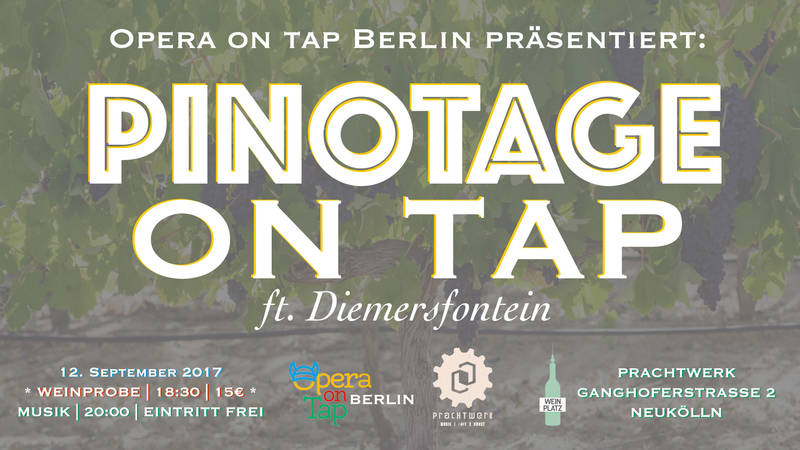 Opera on Tap - Pinotage on Tap