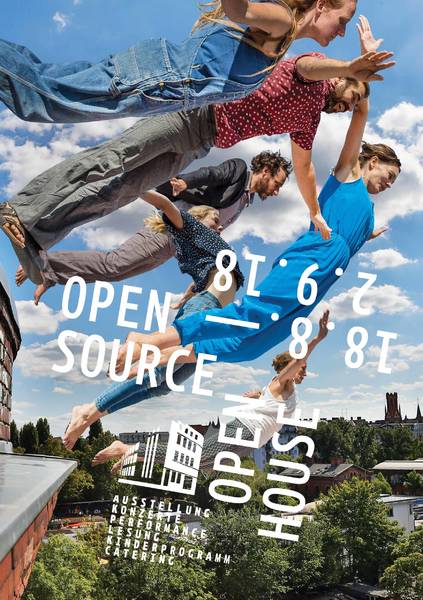 OPEN HOUSE - OPEN SOURCE ! Gruppenausstellung in Flutgraben Atelierhaus 18. August - 2. September