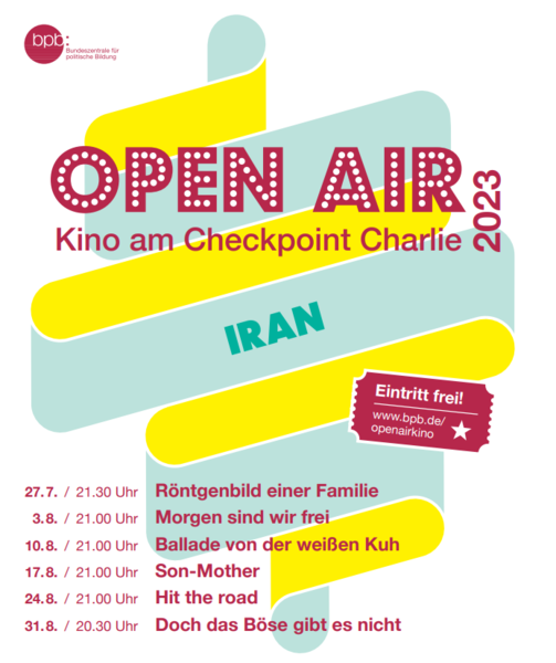 Open Air Kino am Checkpoint Charlie (6 Donnerstage)