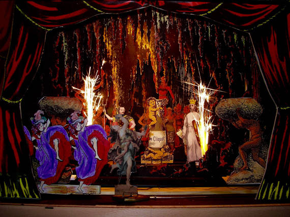 Papiertheater: Orpheus in der Unterwelt