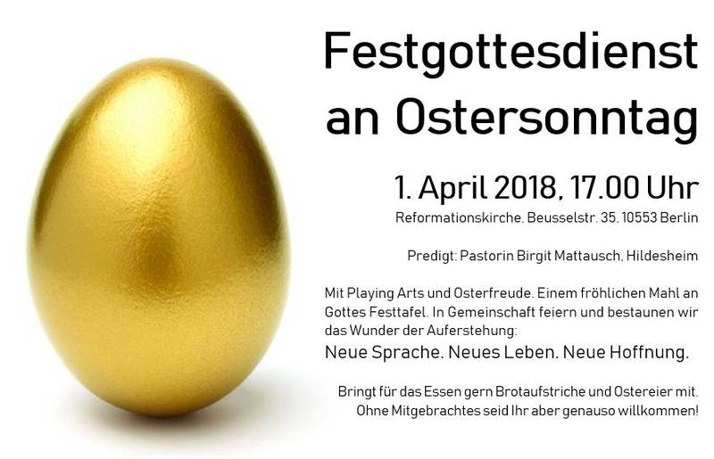 Künstlerischer Festgottesdienst an Ostersonntag