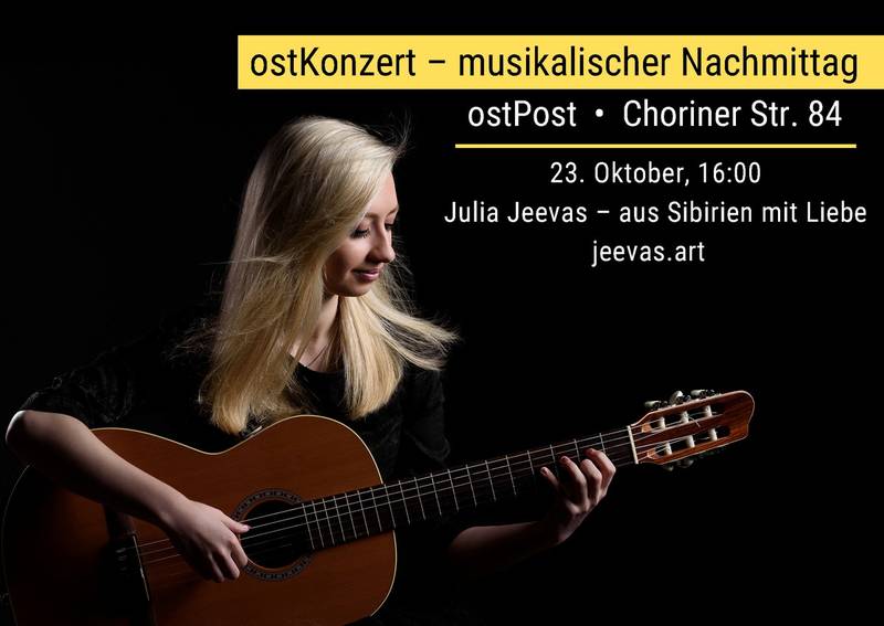 Musikalischer Nachmittag mit Julia Jeevas - ostKonzert
