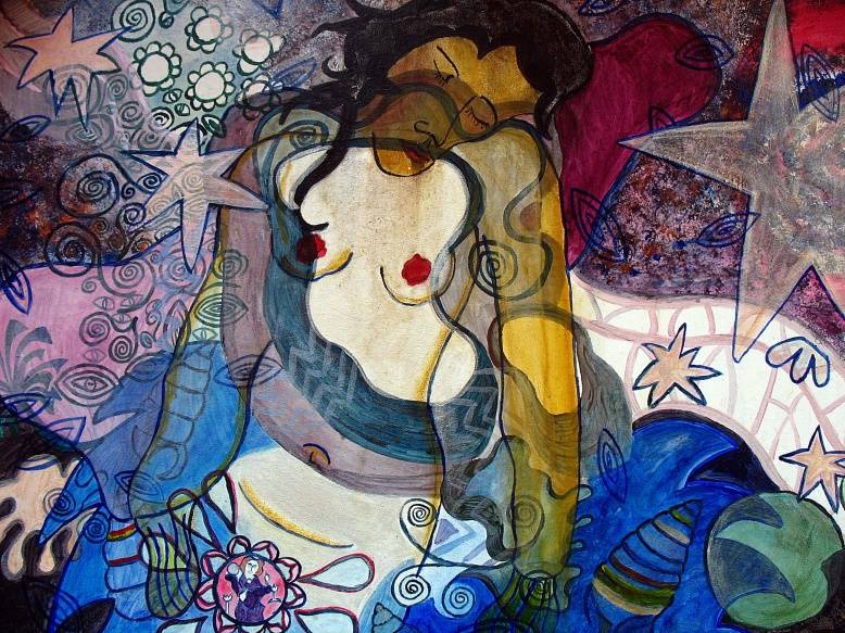 "Träumende Frauen"- Malereien von Nina Valeska Witzel