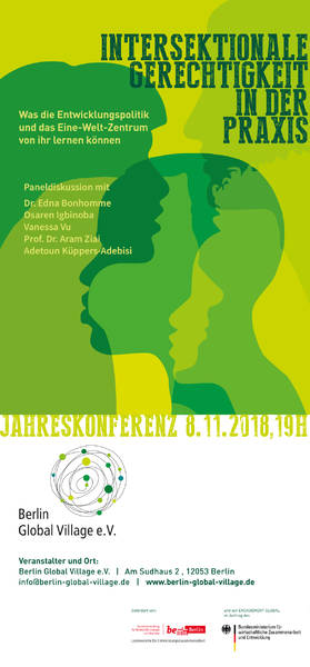 Paneldiskussion: Intersektionale Gerechtigkeit in der Praxis – Was die Entwicklungspolitik und das Eine-Welt-Zentrum von ihr lernen können