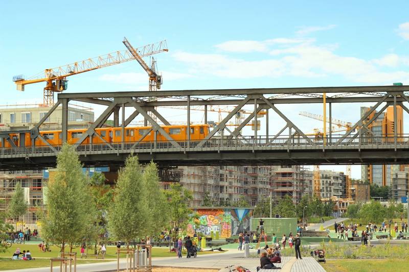 Park am Gleisdreieck in Kreuzberg/Schöneberg – Bilderreihe