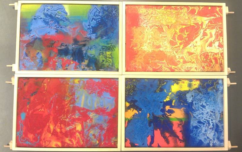 Kunst selbst machen – Roll- und Kurbelbilder produzieren, zeichnen u.a. in der Galerie KungerKiez