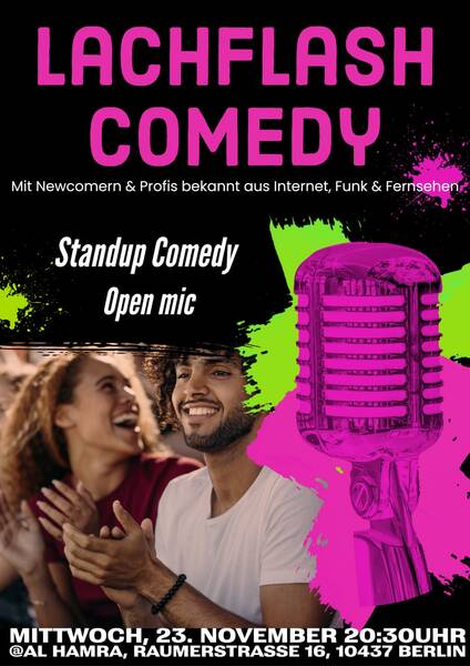 ⭐⭐ Live Stand Up - Lachflash Comedy! ⭐⭐